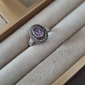 Sterling silver ring.